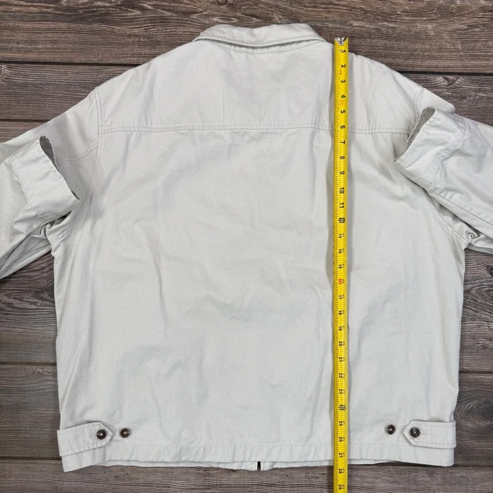 Polo Ralph Lauren Mens‎ Size XXL Tan Beige Cotton Twill Harrington Jacket